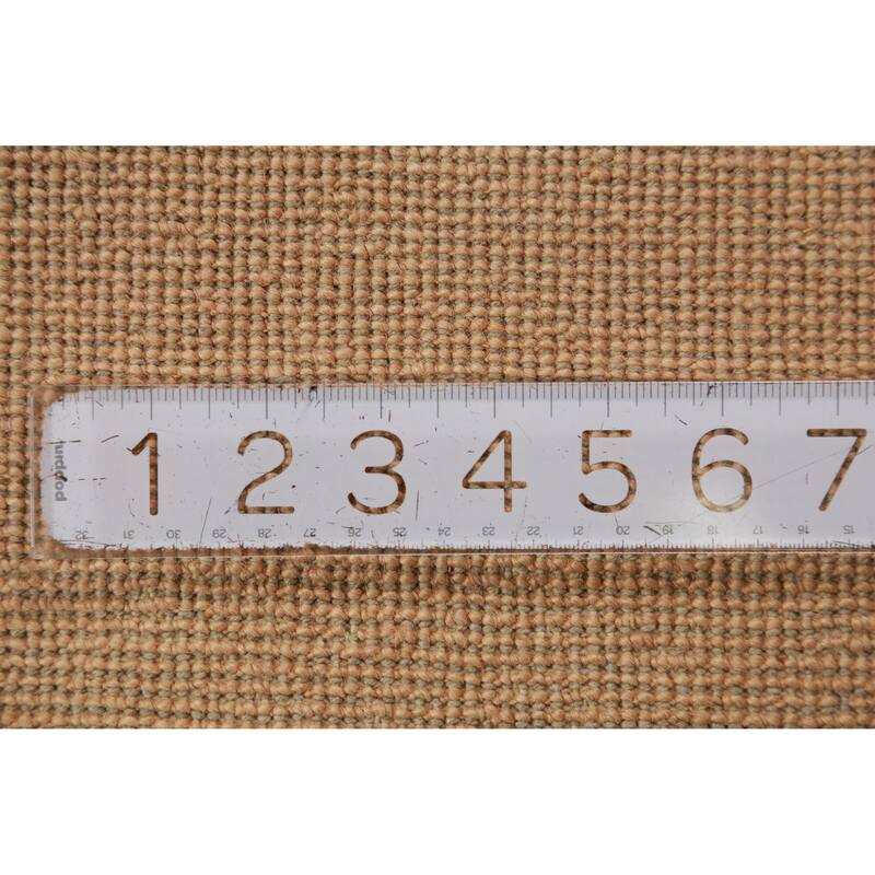 Hand Knotted Oriental 100% Wool Carpet Modern Solid Oranges & Rust Gabbeh Runner Rug - 10' 3'' X 3' 1''