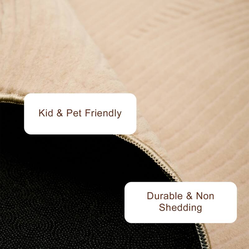 ECARPETGALLERY Elion Modern Machine Washable Area Rug