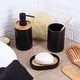 preview thumbnail 46 of 63, Bathroom Accessories with Natural Accents, Modern 6-piece Set