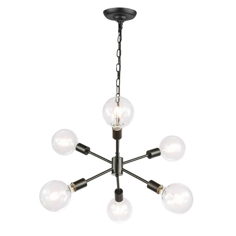 Maya 16-Inch Clear 6-Light Pendant