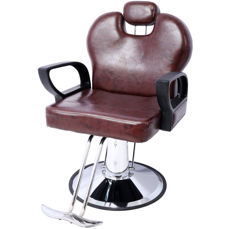 Artist hand Hair Barber Chair,Heavy Duty Hydraulic Spa Furniture Shampoo Reclining Extra Wider Seat Beauty Hair Salon Equipment