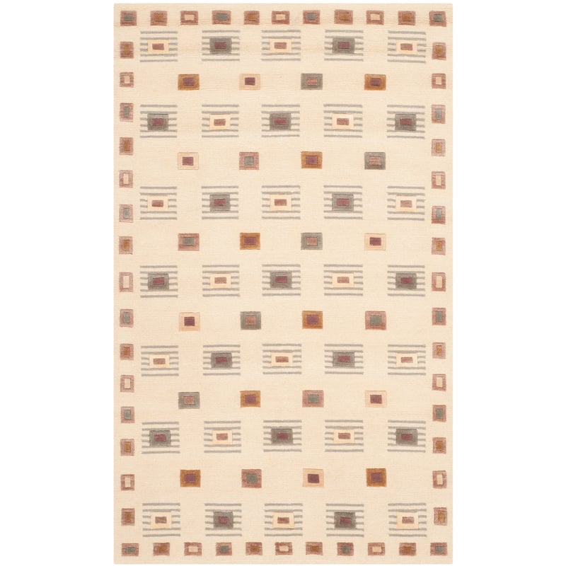 SAFAVIEH Couture Hand-knotted Tibetan Etsuko Modern Wool Rug