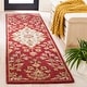 preview thumbnail 3 of 11, SAFAVIEH Handmade Blossom Asdis French Country Wool Rug