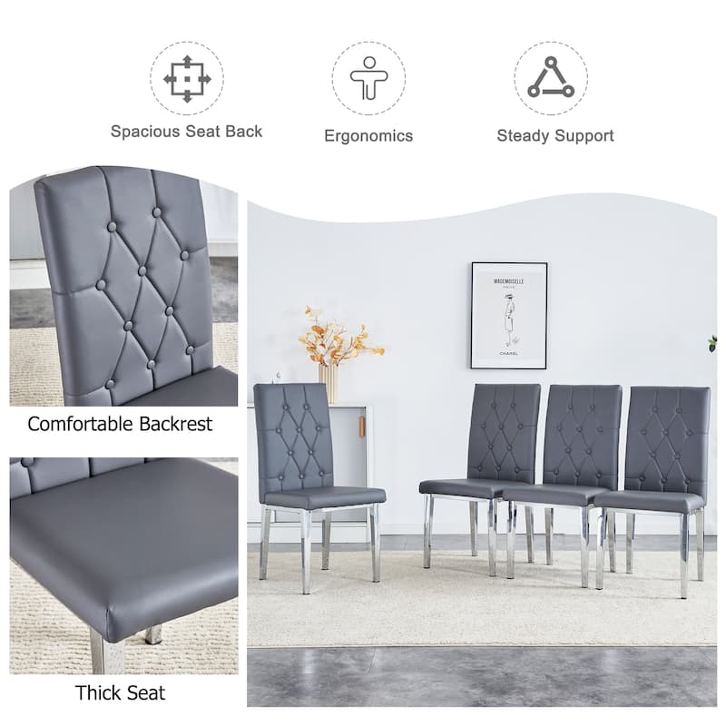 Upholstery Dining Chairs Set of 8