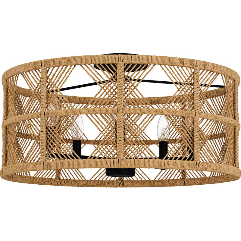 Axford Semi-Flush Mount - Black