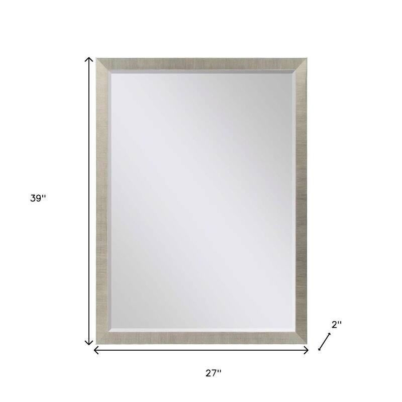 HomeRoots 39" Gold Accent Mirror - 27.00 in. x 39.00 in. x 2.00 in.