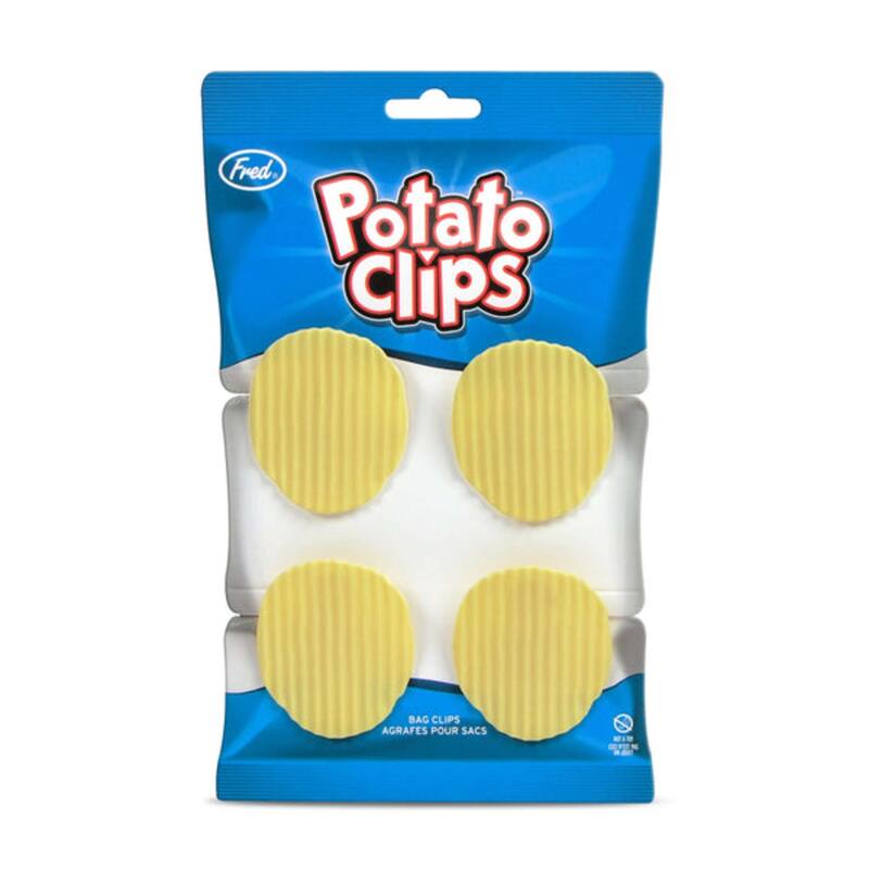 Fred Set of 4 Potato Clips - Yellow