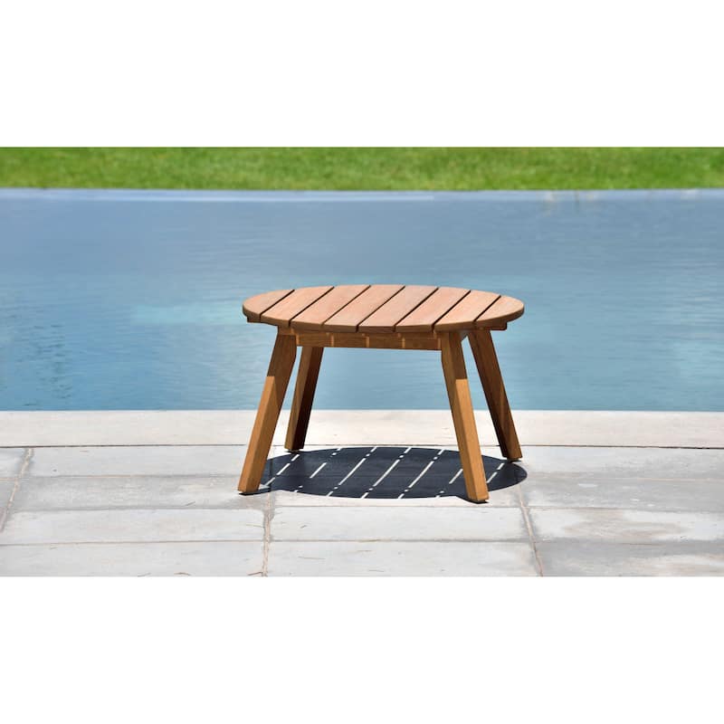 Lifestyle Garden 3-Piece Outdoor Bistro Setaing Set (Teak Finish)