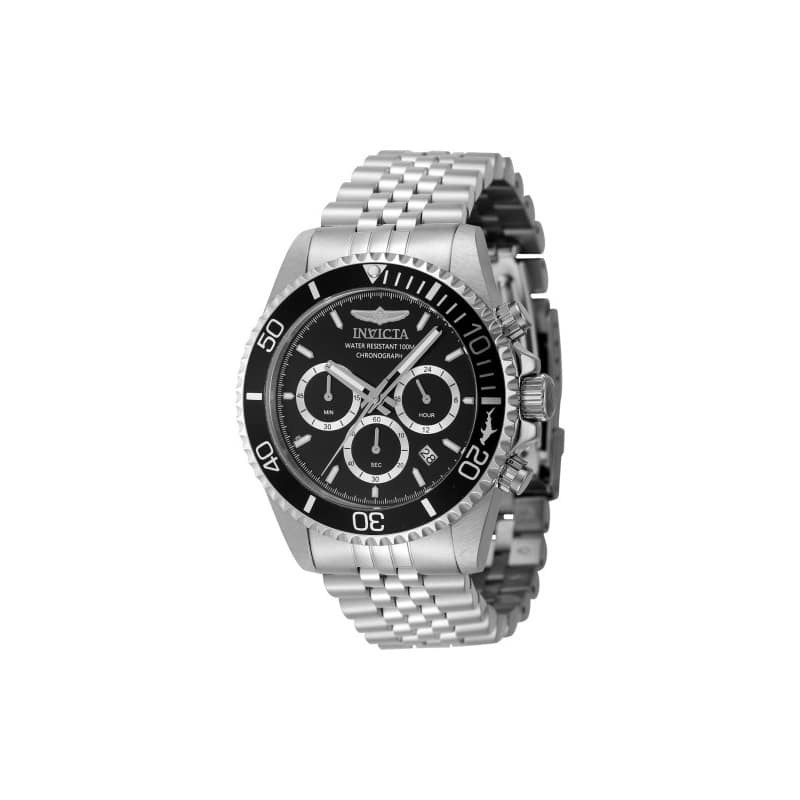 Invicta Men's 48381 Pro Diver Quartz Chronograph Black Dial Watch