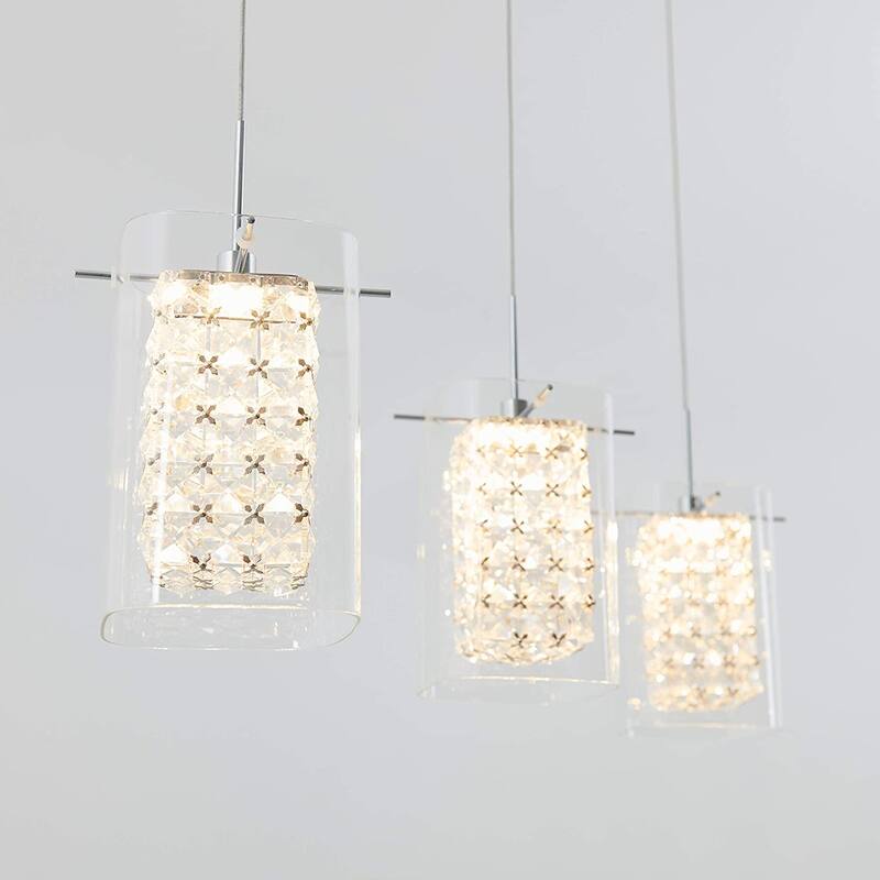 Artika Crystal cube 3-pendant - Medium