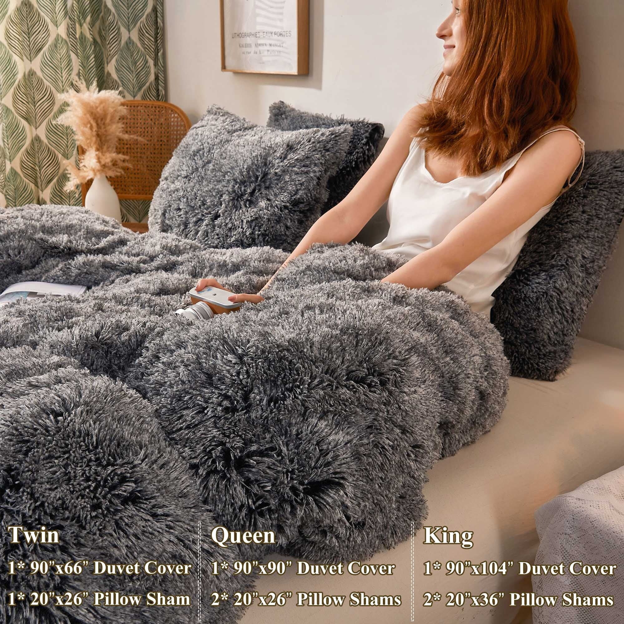 Faux Fur Fuzzy Bedding Set On Sale Bed Bath Beyond 37938908