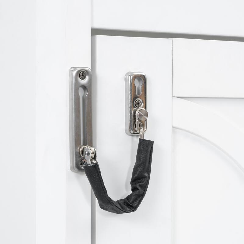 Compact Twin Murphy Bed with Charging Station, Drawer, and Storage Cabinets, White