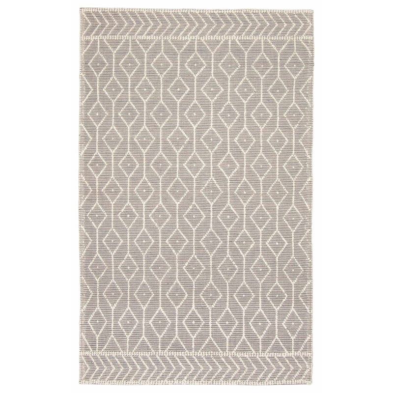 ECARPETGALLERY Braid weave Sienna Taupe Wool Rug - 4'11 x 7'10 - Taupe - 4'11 x 7'10