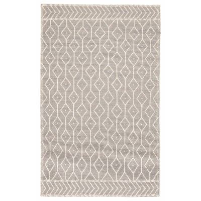 ECARPETGALLERY Braid weave Sienna Taupe Wool Rug - 4'11 x 7'10