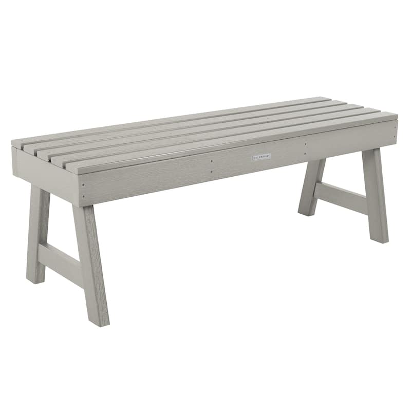 HIGHWOOD Weatherly 4-foot Eco-friendly Synthetic Wood Picnic Bench - Harbor Gray