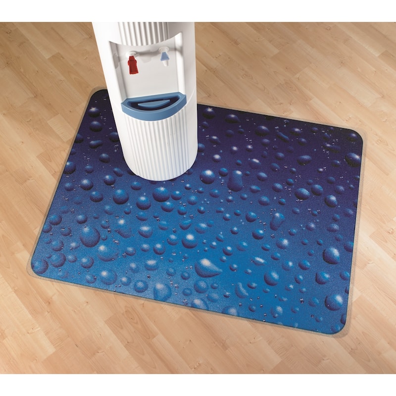 Colortex® Floor Mat in "Drops" Design - 36" x 48" - Drops