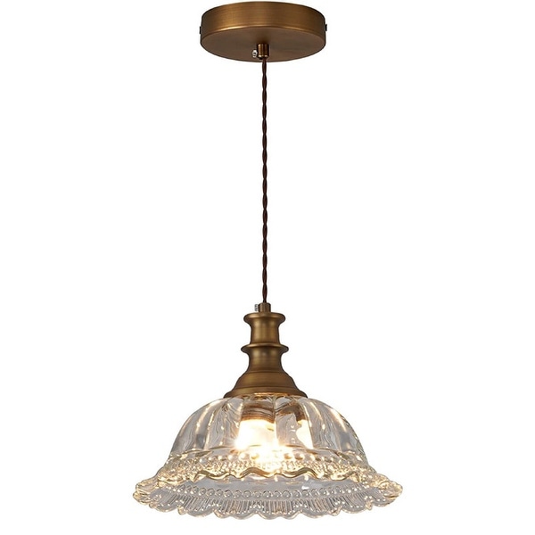 Brass Pendant Lighting Modern Hanging Light Fixtures Glass Vintage Over Sink Light H087 1 Brass PL 1886