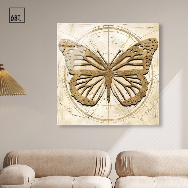 Astro Fluttering Wings Acrylic by Art Remedy, Ready to Hang