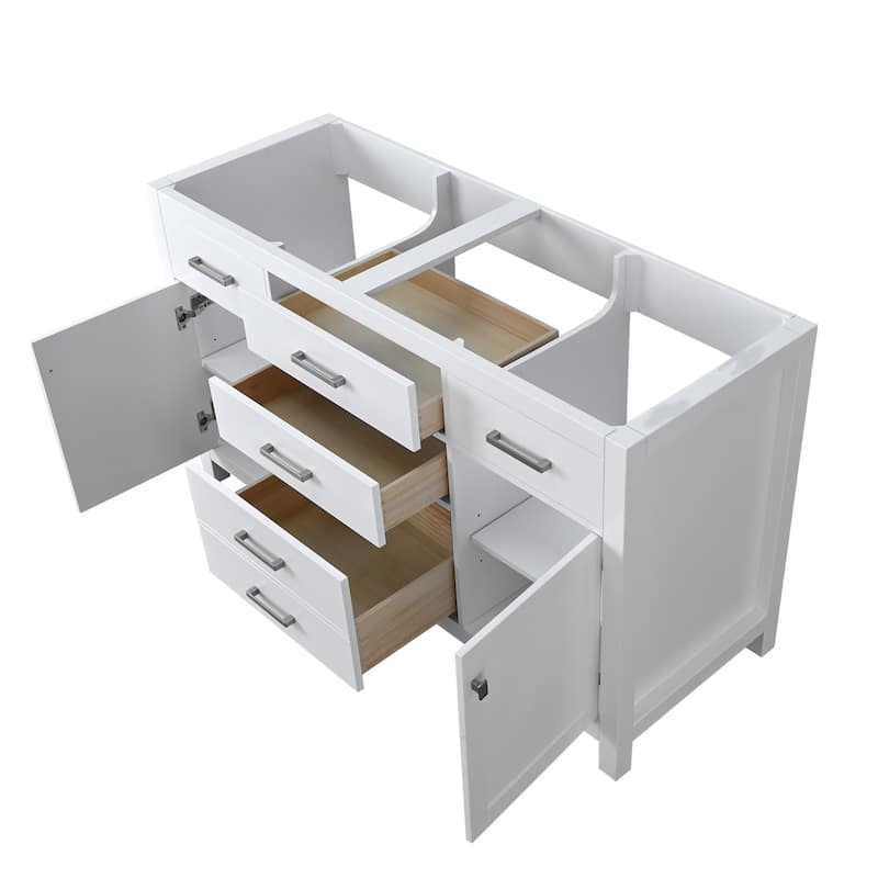 Nephelily 48" 60" 72" Uni-Vanity Bathroom Cabinet with Tall Drawer