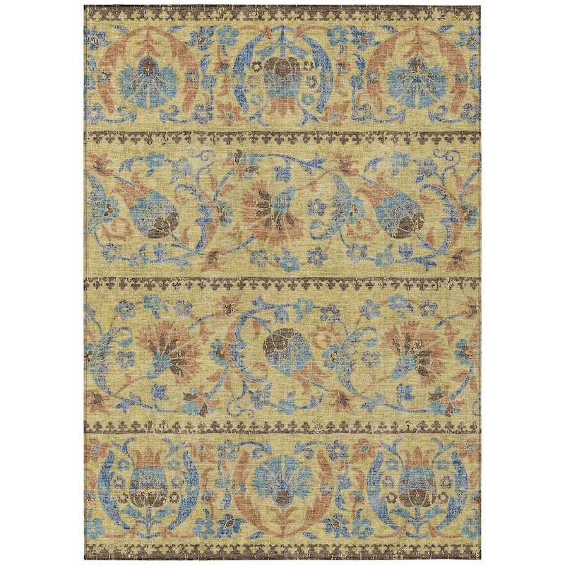 Machine Washable Indoor/ Outdoor Global Alix Chantille Rug