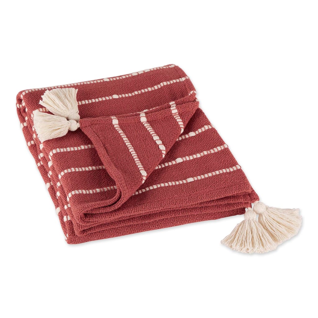 DII Slub Stripe Throw