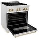 preview thumbnail 2 of 51, Autograph Edition 30" 4.0 cu. ft. Dual Fuel Range with Gas Stove and Electric Oven in Fingerprint Resistant Stainless Steel