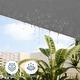 preview thumbnail 14 of 13, 8'X10' Sun Shade Sail Shade Cloth, Sunshade for Patio, Backyard, Deck, Garden, Sand