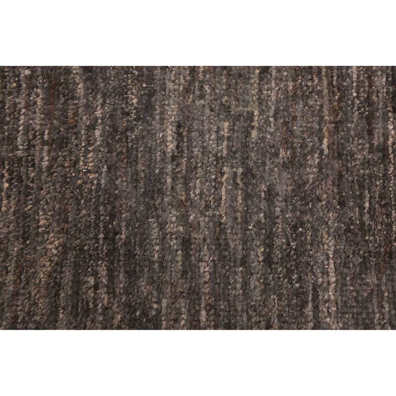 ECARPETGALLERY Hand-knotted Pak Finest Marrakesh Dark Grey, Dark Teal Wool Rug - 8'6 x 10'0