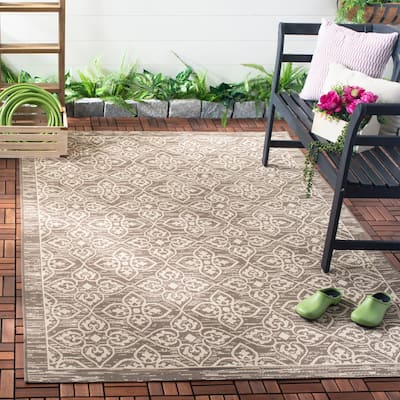 SAFAVIEH Courtyard Sonya Indoor/ Outdoor Waterproof Patio Backyard Rug