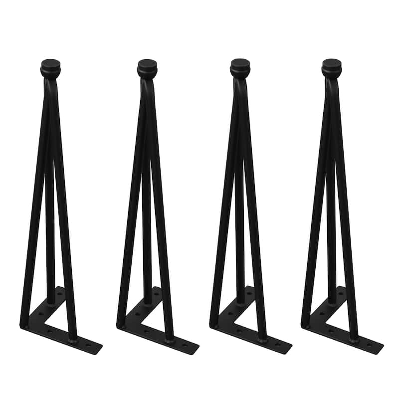 4 Piece Hairpin Metal Table Legs Furniture Legs