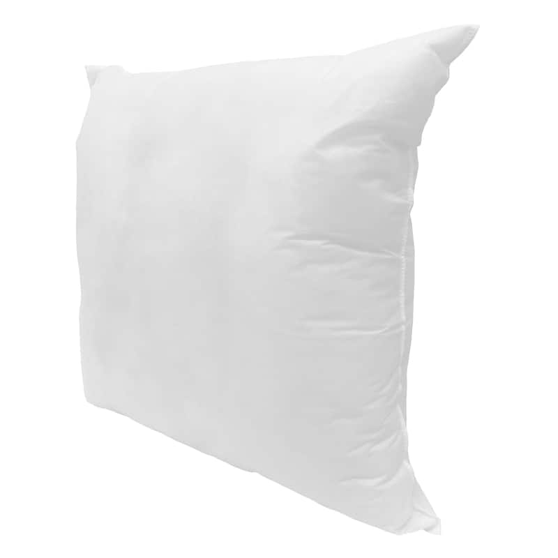 HomeRoots 22" White Down Feather Throw Pillow Insert