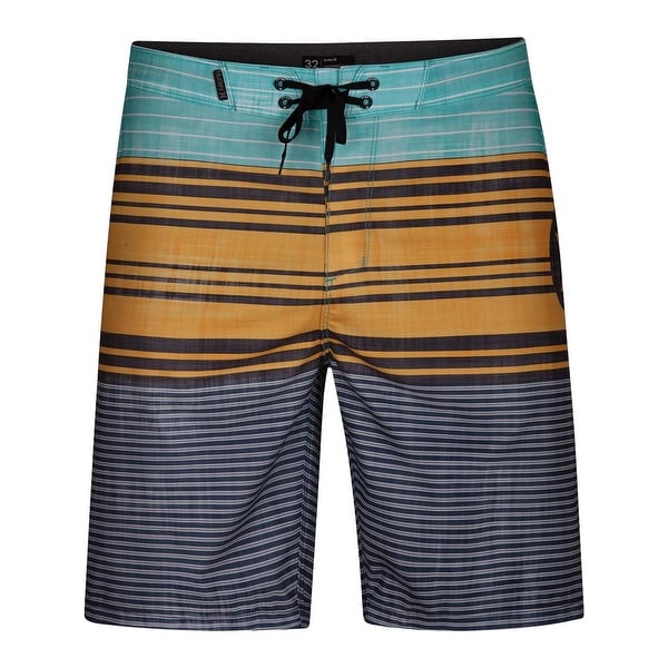 mens striped swim trunks