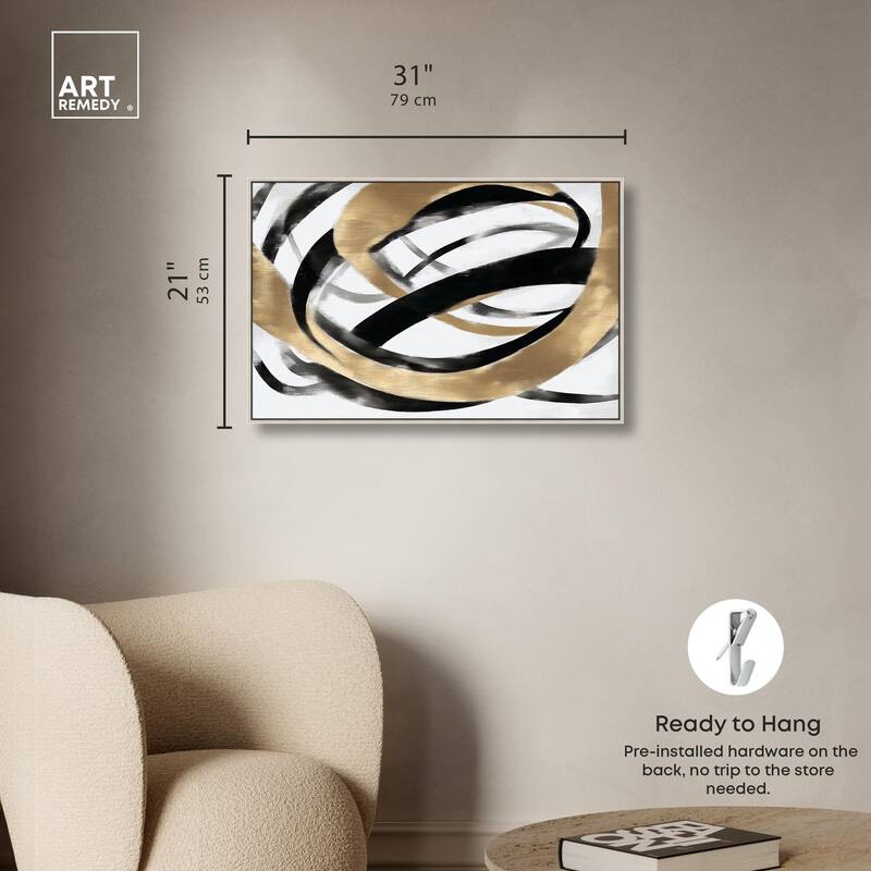 Loops of Luxury I Canvas by Art Remedy