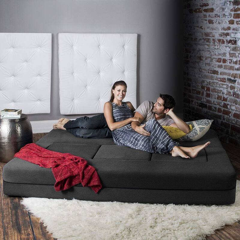 Porch & Den California King Convertible Sleeper Sofa and Ottomans