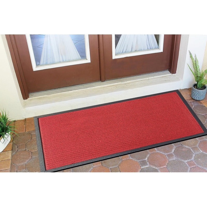 A1HC New Durable and Versatile Polypropylene Rubber Door Mat All Weather Inside Outside Door Mat