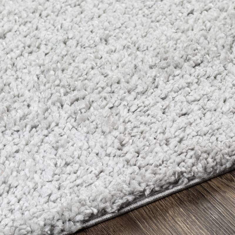 Livabliss Deluxe Shag Minimalist Medallion Area Rug