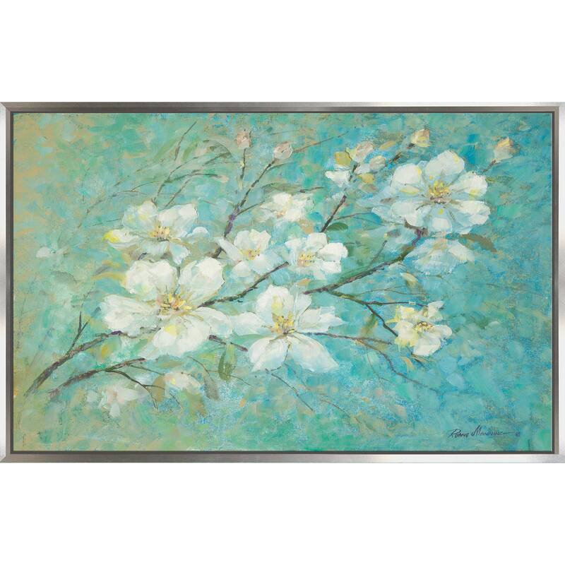 "Apple Blossoms" by Ruane Manning Print on Floating Canvas