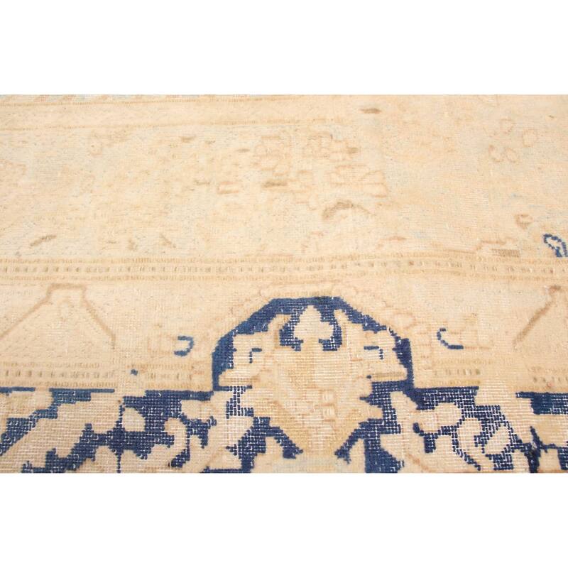 ECARPETGALLERY Hand-knotted Antalya Vintage Light Brown Wool Rug - 9'9 x 13'4