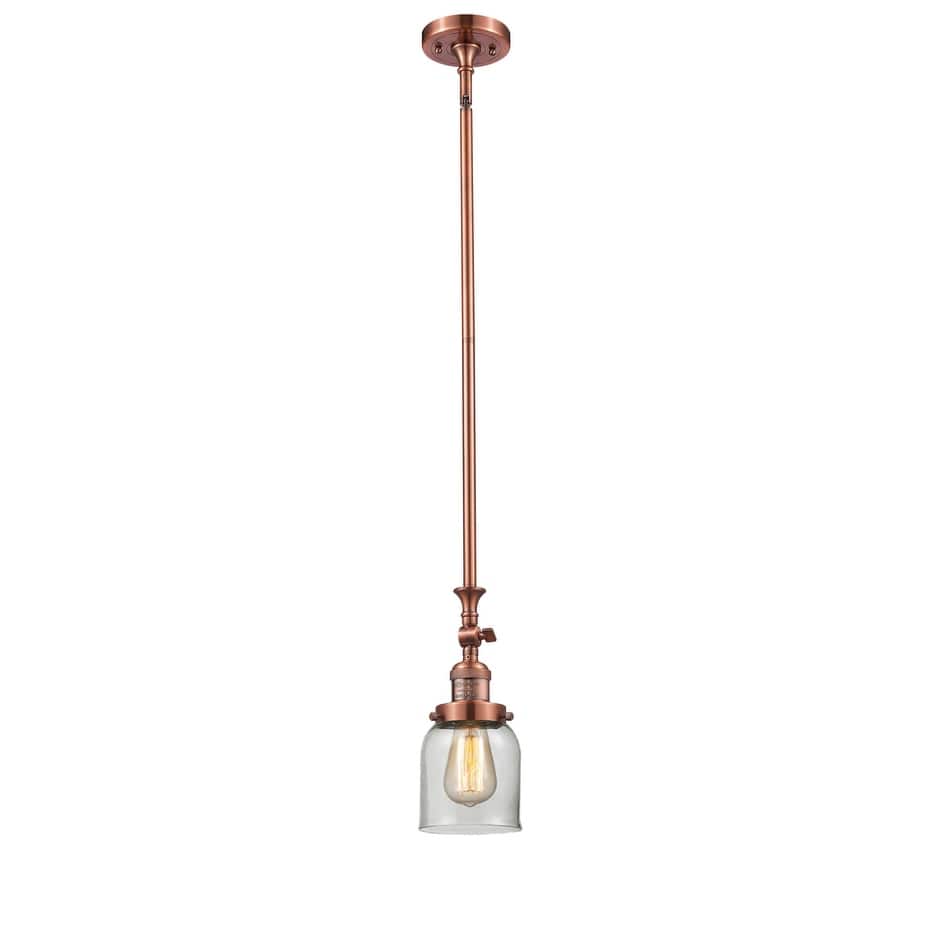 Innovations Lighting Small Bell 5" Wide Adjustable Mini Pendant