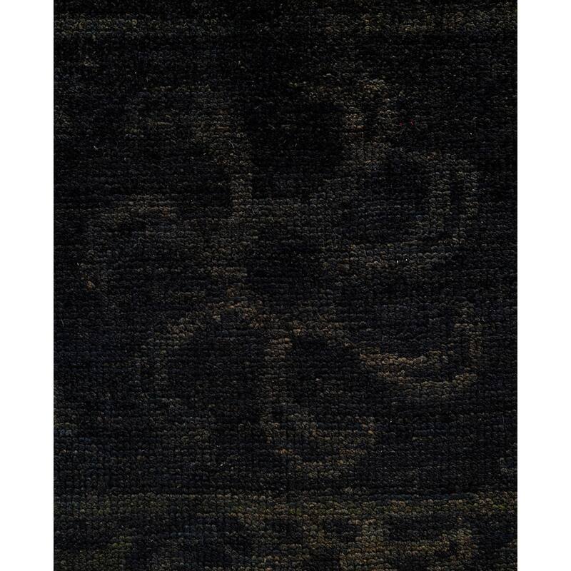 Overdyed One-of-a-Kind Hand-Knotted Area Rug - Black - 8' 7" x 10' 1"