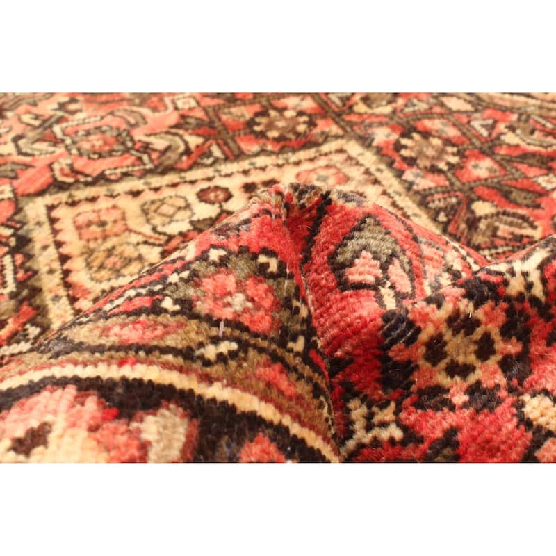 ECARPETGALLERY Hand-knotted Andelz Red Wool Rug - 3'3 x 10'0