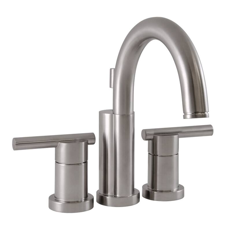Design House Double Handle 4" Centerset Bathroom Faucet - Satin Nickel