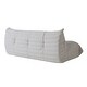 preview thumbnail 29 of 35, 3 pieces Lounge Lazy Sofa Teddy Fabric Couches for Living room