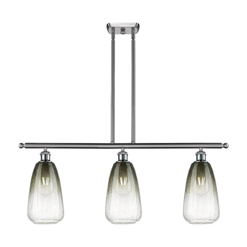 Innovations Lighting Endless Possibilities Ballston - Brookhaven Almond - 3 Light 36" Stem Hung Island Light