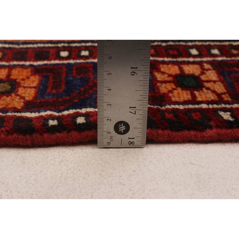 ECARPETGALLERY Hand-knotted Anadol Red Wool Rug - 3'6 x 9'2