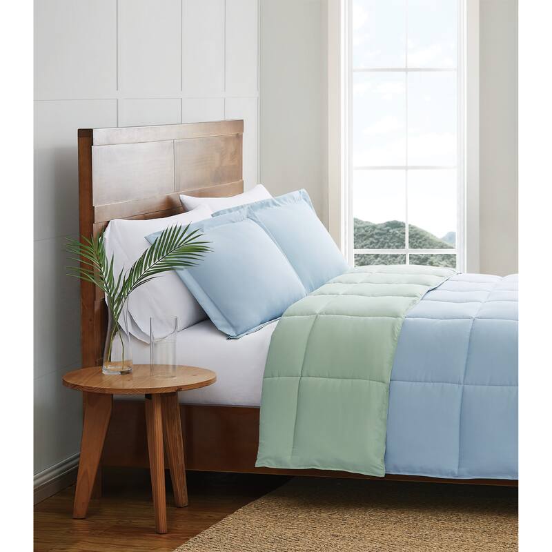 Truly Soft Everyday Reversible Down Alternative 3-Piece Comforter Set