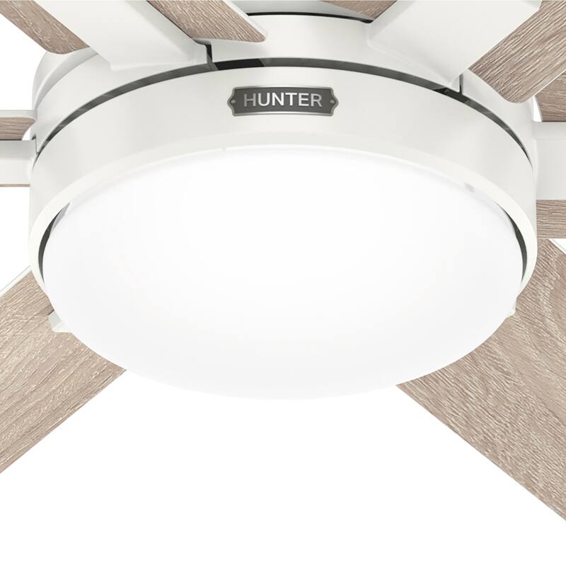 Hunter 52" Georgetown ENERGY STAR® Ceiling Fan w/ LED Light, Remote - Contemporary - Easy Install!