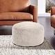 preview thumbnail 2 of 4, Allan Andrews Foot Pouf Angora Natural