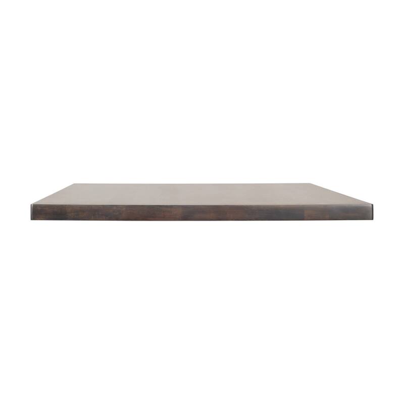 Commercial Solid Wood Tabletop with Support Bars for Indoor Use