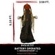 preview thumbnail 11 of 12, Life-Size Poseable Pumpkin Man with Lights, Indoor/Covered Outdoor Halloween Decoration